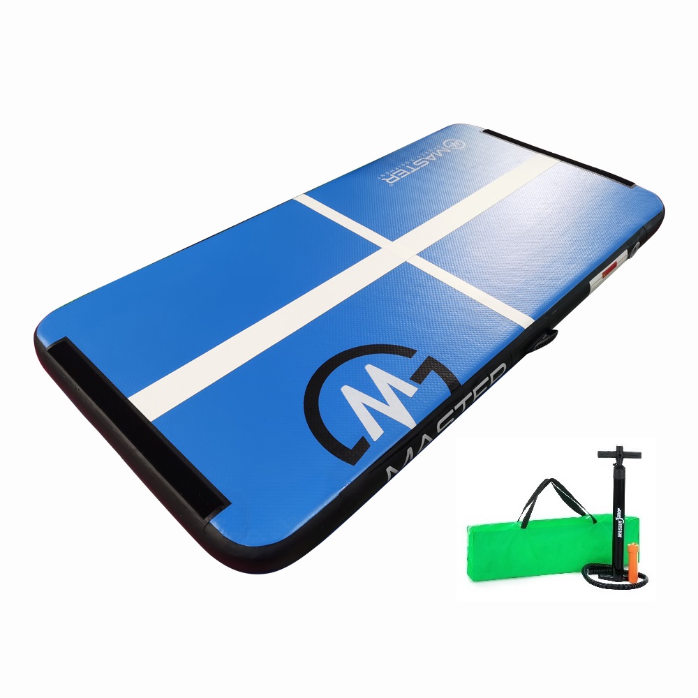 Oem Airtrack Akrobatikbahn Master 200 X 100 X 10 Cm - Blau-Schwarz 8592833009845