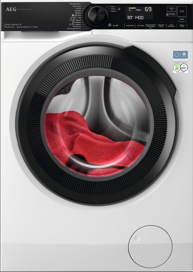 Lavatrice Aeg Xrl7fh11yv Capacità 11kg Velocità 1351rpm