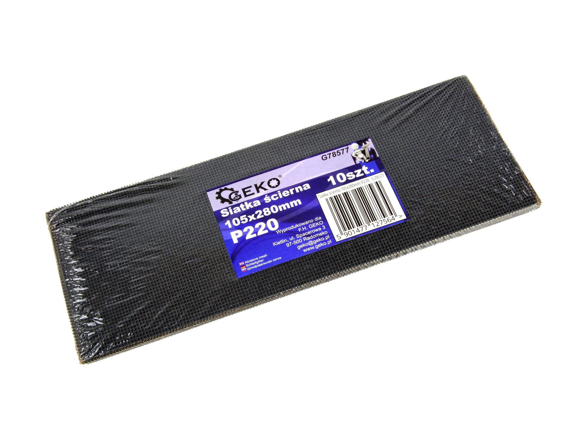 Import Schleifnetz Geko G78577 P220 105x280 Mm Wasserdicht