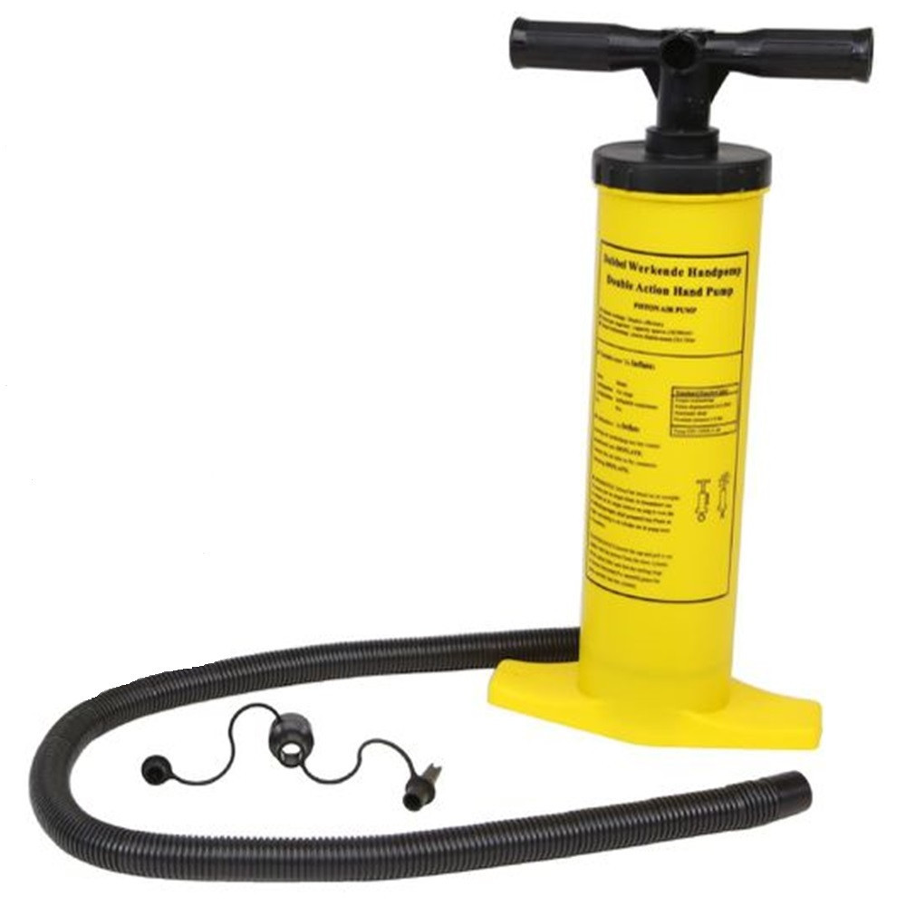 Trade Shop Traesio - Pompa A Mano A Doppia Azione 51cm Gonfiatore Manu TRADE SHOP TRAESIO