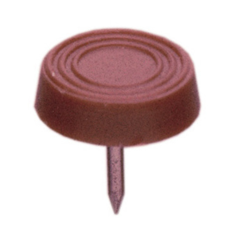Sottosedia C/falsa Vite Marrone Mm.17