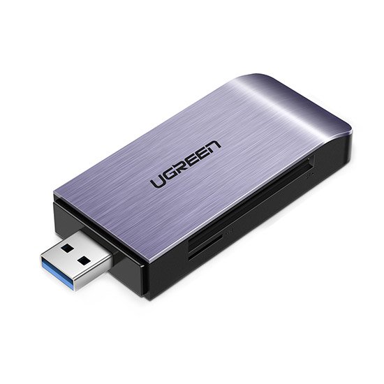Ugreen Grau Usb-Speicherkartenleser Sd / Microsd / Cf / Ms