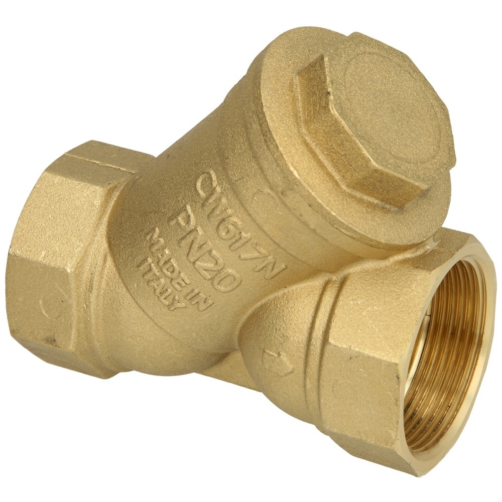 Itap Grau Filtre Tamis Laiton Dn50 Filtration Robuste En Laiton Pour Fluides Industriels Et Domestiques.