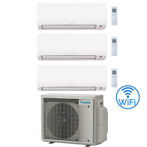 Climatizzatore Garanzia Italia Daikin Comfora Wifi Incluso Trial Split Inverter 9000 + 9000 + 12000 Btu Con U.e. 3mxm52a9 Classe A+++/a+++ Novita' 2024