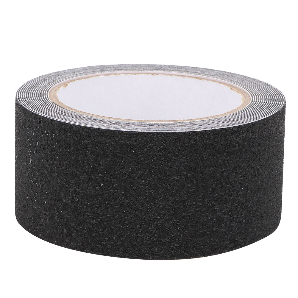 Ruban antidérapant noir 50 mm, bande abrasive de sécurité pour sol et escalier, 5 m