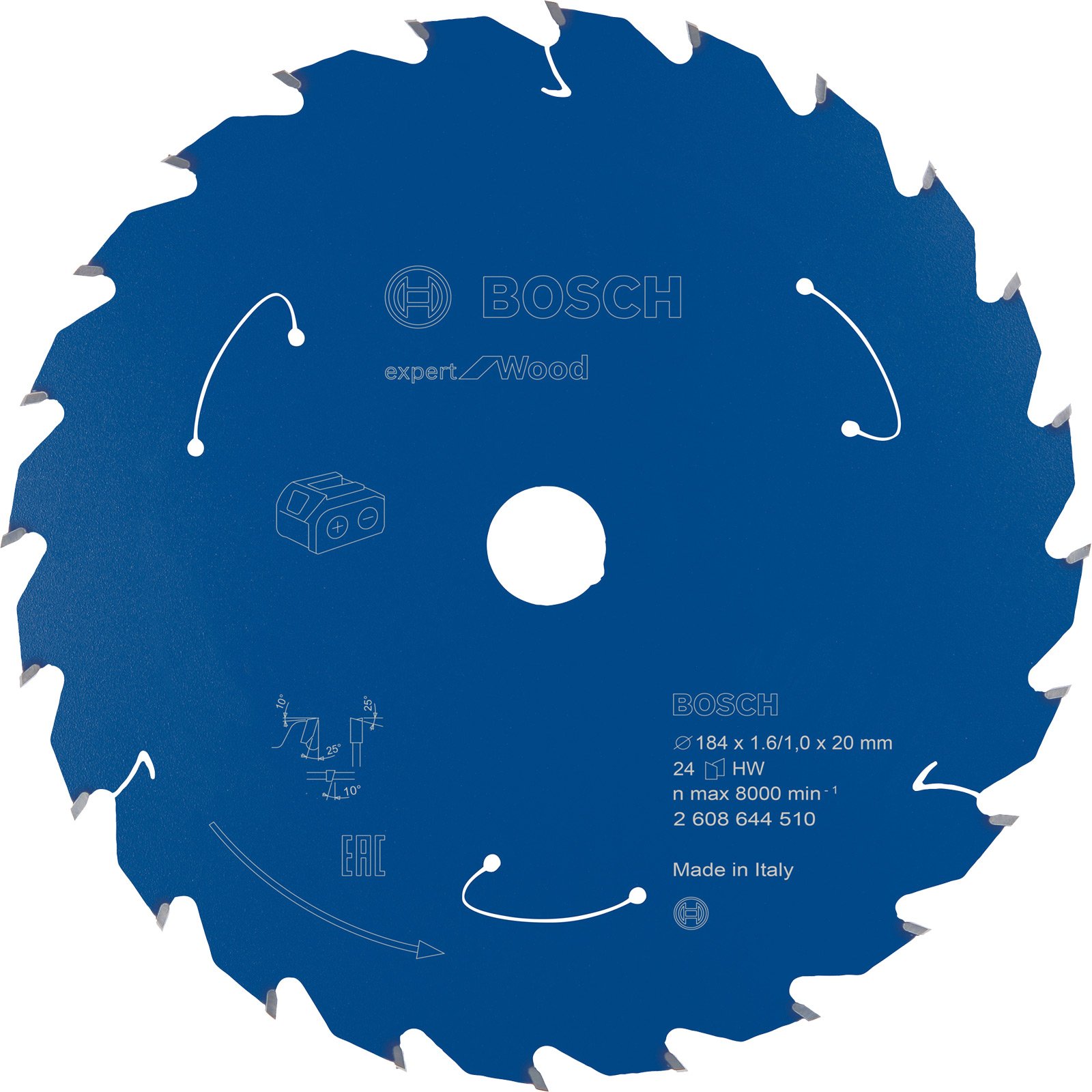 Lame de scie circulaire pour bois, Ø184 mm, 24 dents — photo de l’offre ManoMano