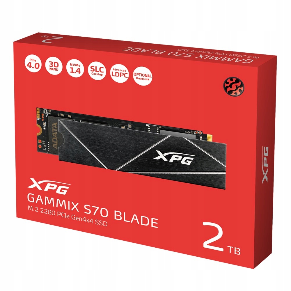 Adata Gammix S70 Blade M.2 Ssd 2Tb Nvme Pcie X4 3D Nand Größe 4.0 - Bild 8