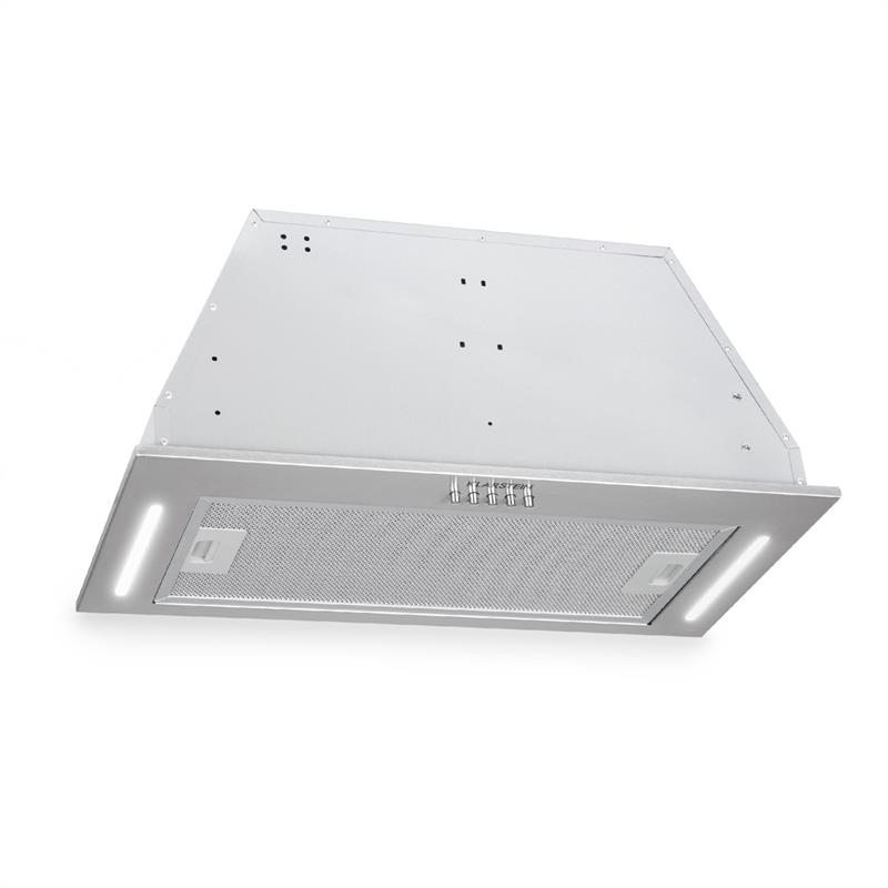 Klarstein Down Under Dunstabzugshaube Einbau 60cm Abluft, 590 M³/h Led Edelstahl