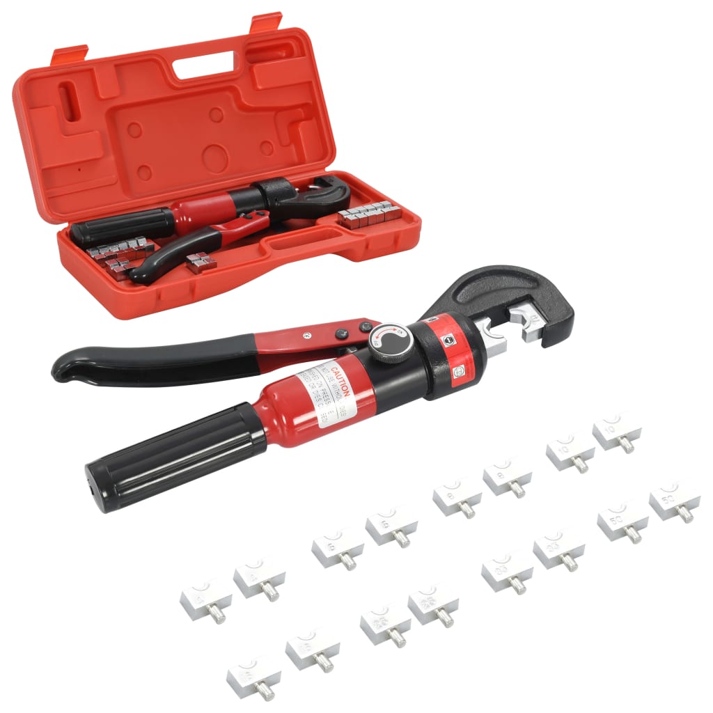 Hydraulic Crimping Pliers 4-6-8-10-16-25-35-70 Mm² Vidaxl