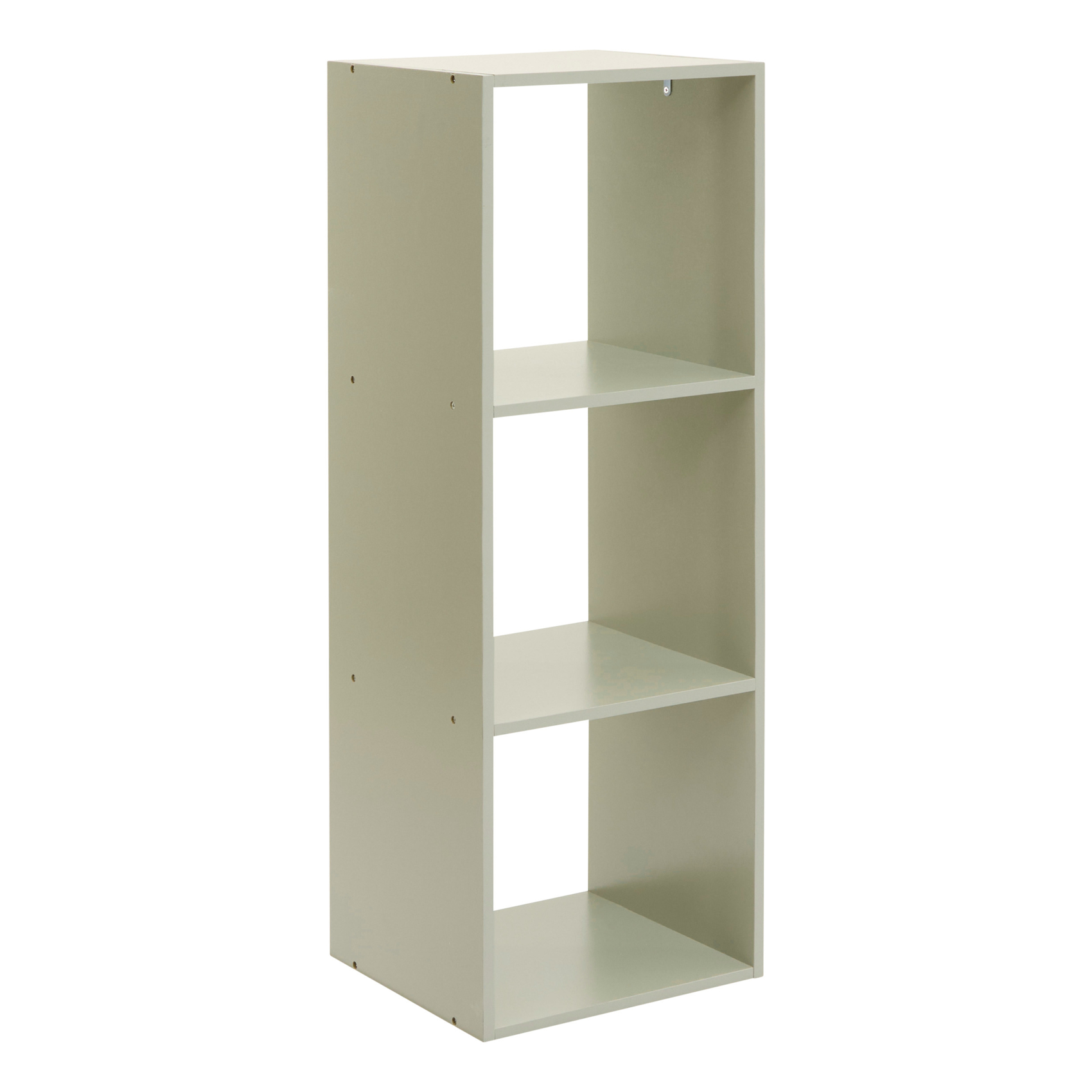 Meuble De Rangement Modulable 3 Cases Vert 32x30x95 Cm