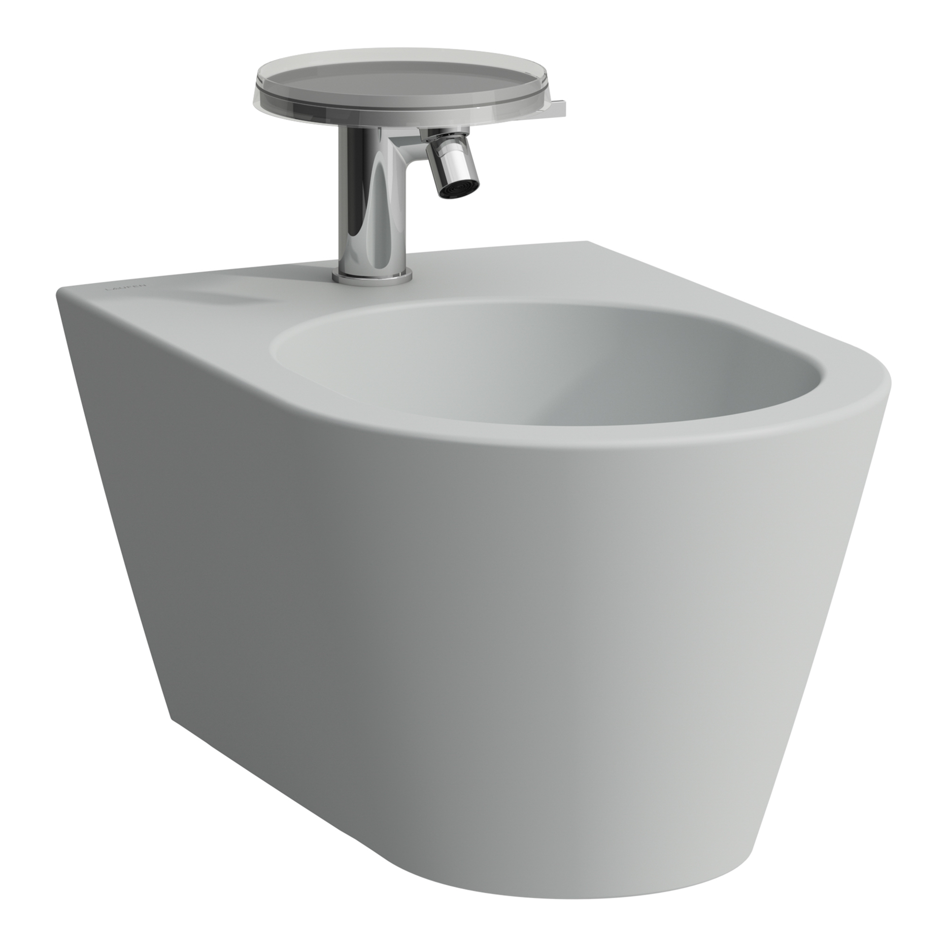 Laufen Kartell Wand-Bidet, 1 Hahnloch, 370X545x430mm, H8303317593021 - Image 2