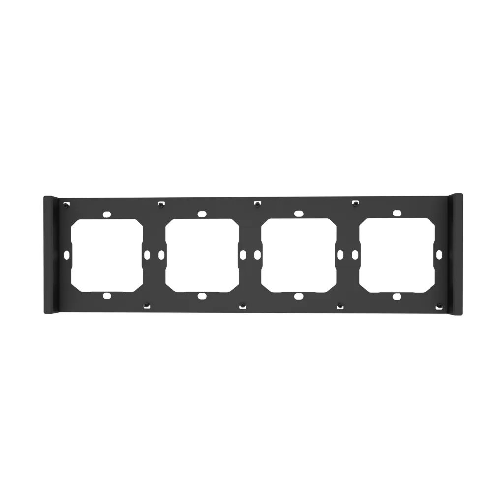 Sonoff Schwarz Vierfacher Montagerahmen Zur Installation Von M5-80 Wandschaltern