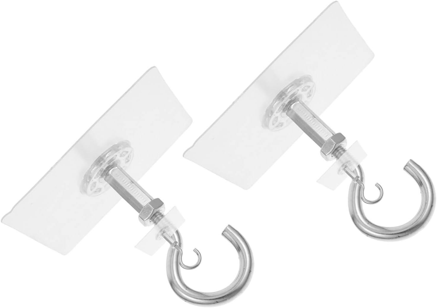 Crochets adhésifs pour plafond, suspension de moustiquaires et plantes légères, lot de 2