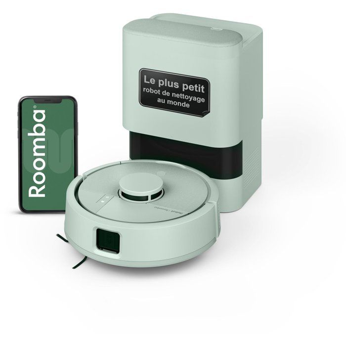 Joom Irobot Unisex Grün Roomba Mini - Saug- Und Wischroboter + Auto-Entleerstation - 7000 Pa - Staubbeutel (Bahnhof) 2.5L - Bild 3