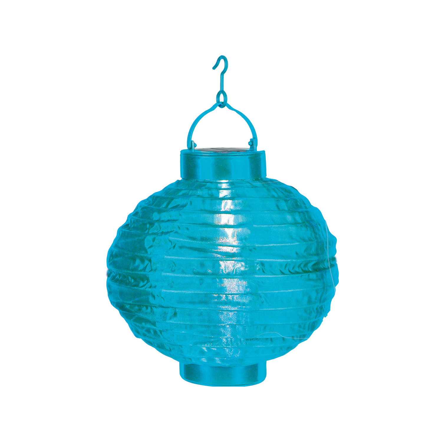 Star Blau - Trading Led Solar-Lampion ,Festival', Dämmerungssensor, Outdoor, 22Cm,