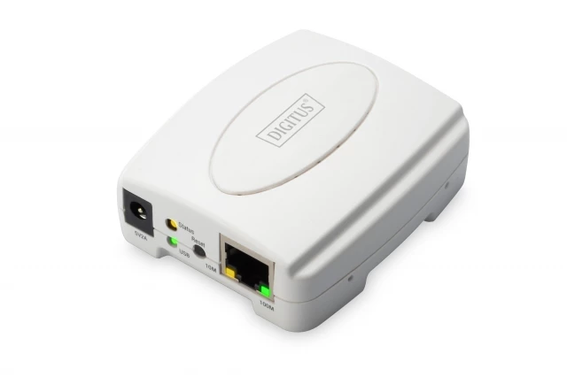 Digitus Fast Ethernet Print Server, Usb 2.0 Weiß Weiss Dn-13003-2 - Image 9