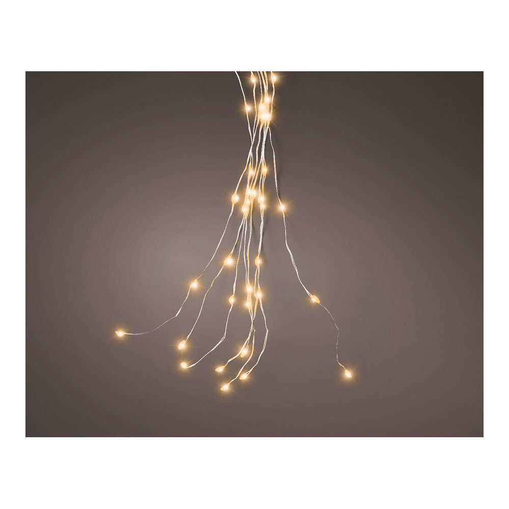 Lumineo Transparent Lichterkette, Fixed Micro Led String Light, 640 Leds, For Trees, Warm Light, Outdoor, 1.9 M (1.90 M) - Bild 3
