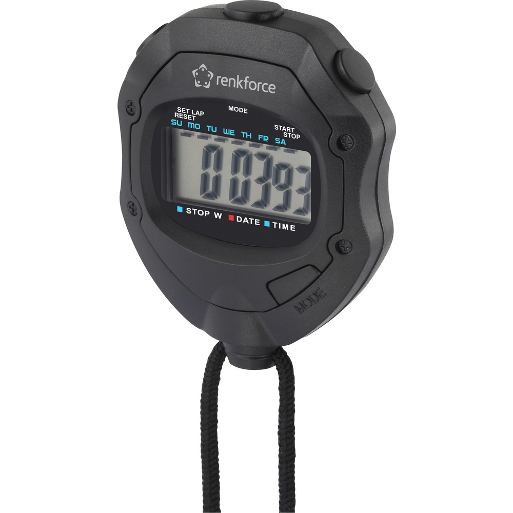 Renkforce Schwarz Rf-Sw-110 Stoppuhr Digital