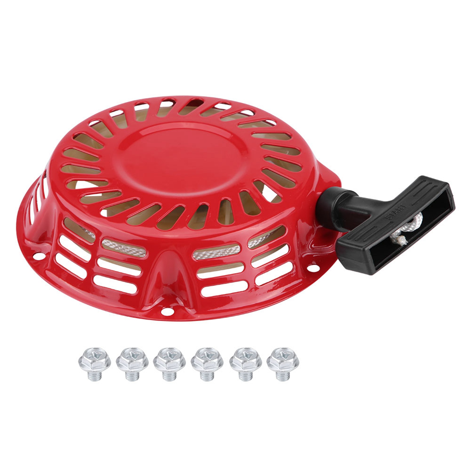 Lanceur à rappel pour générateur essence 168F, 2 kW, métal, 175 mm, 6 vis