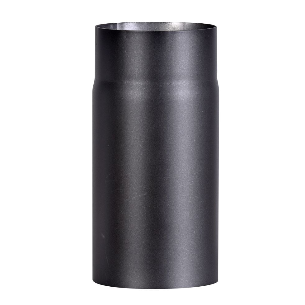 Firefix Ofenrohr Ø 120 Mm 25 Cm Schwarz Rohr Ofen Kamin Kaminrohr Rauchrohr