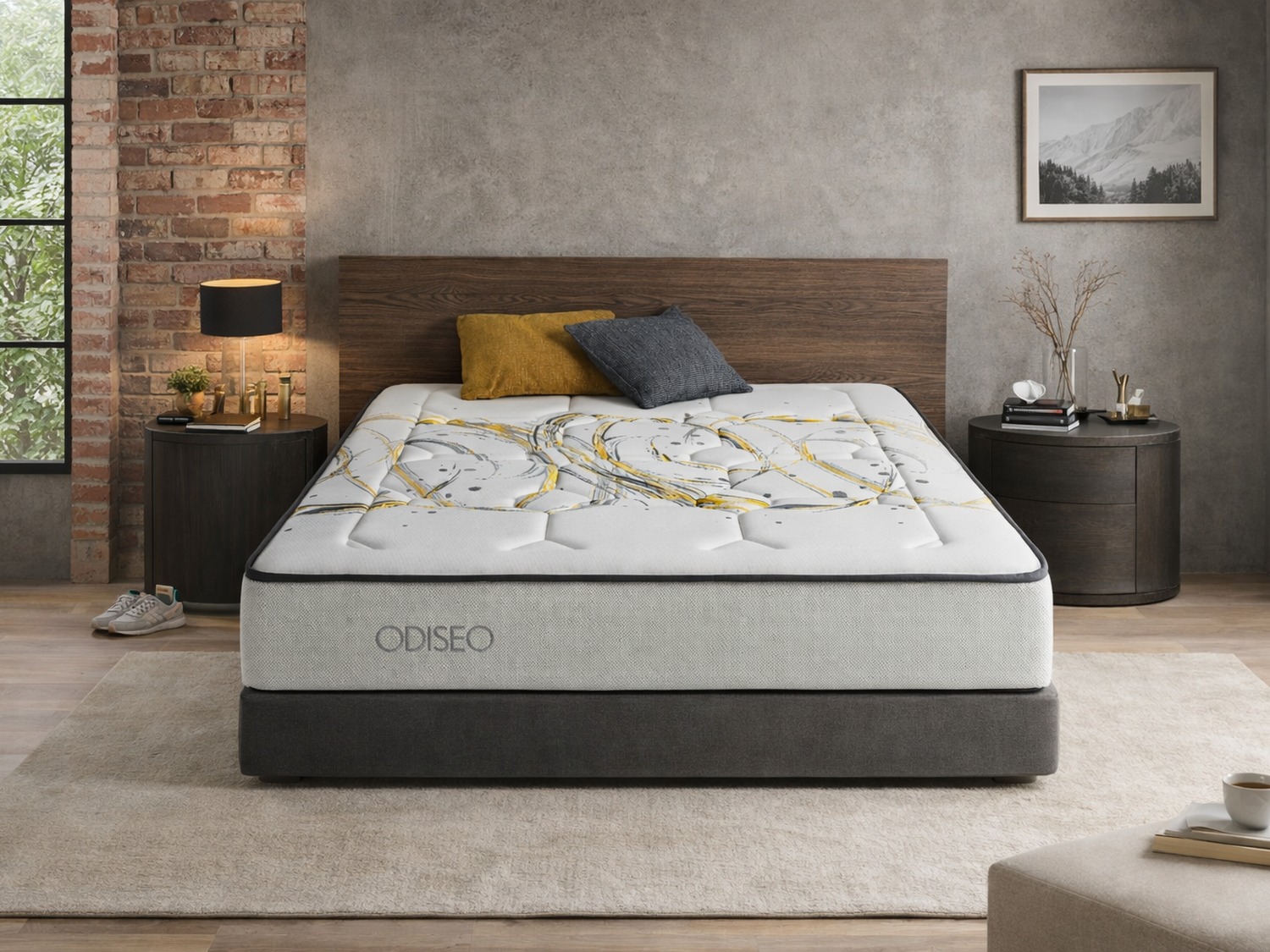 Matelas Sonho Odiseo Latex 140x190 Cm – Hauteur 30 Cm Avec 2 Cm De