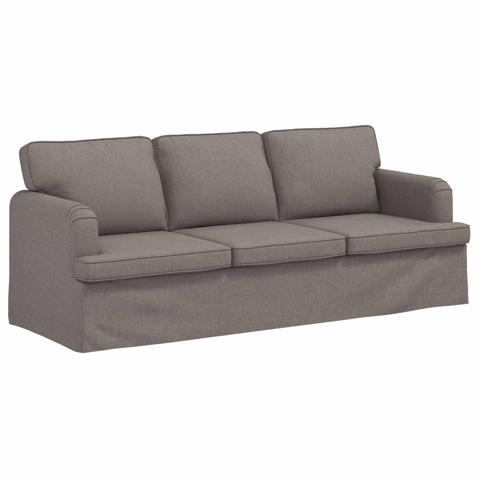 Sofa Taupe 201 X 80 X 85 Cm Fabric Vidaxl