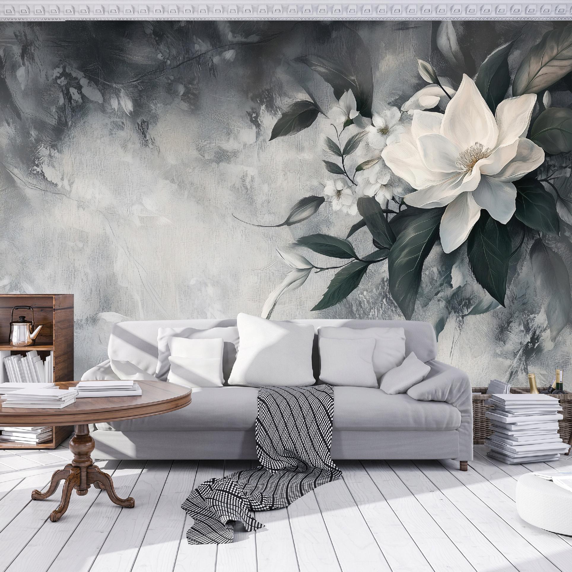 Wallarena Vlies Fototapete Lilien 200x140 Cm, Tapeten, Für Wohn Und Schlafzimmer, Vliestapete Wandtapete Tapete 3d Effekt- Inkl. Kleister - Blumen Abstract