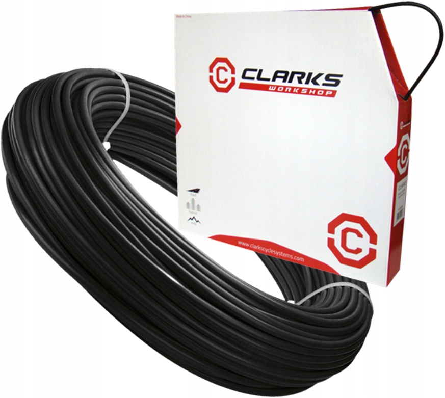 Clarks Schwarz Bremszughülle, Mit Hdpe-Einsatz