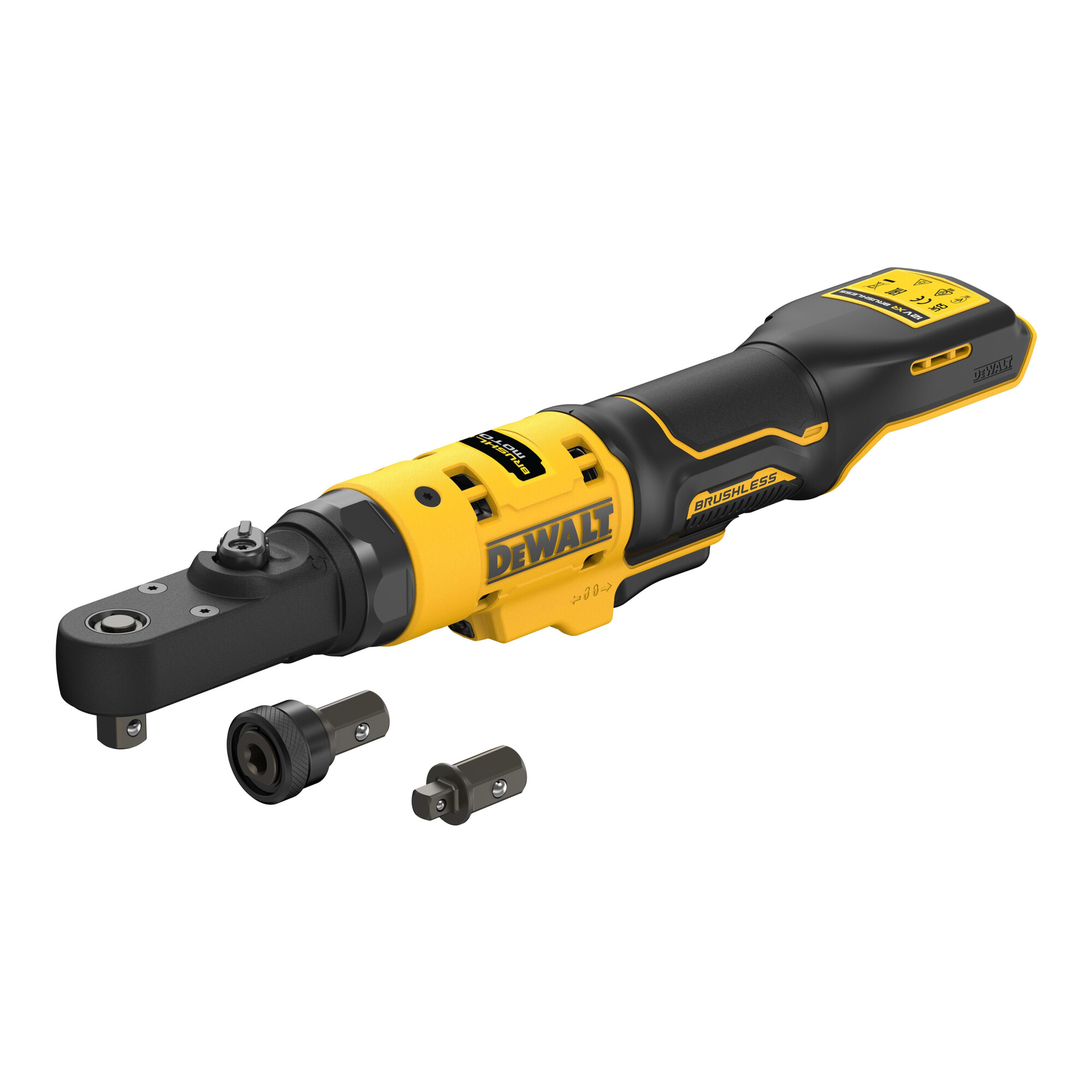Gelb Akku-Ratsche Dcf500n, 1/4 + 3/8' 12V Ohne Akku Und Ladegerät - Dewalt - Bild 6