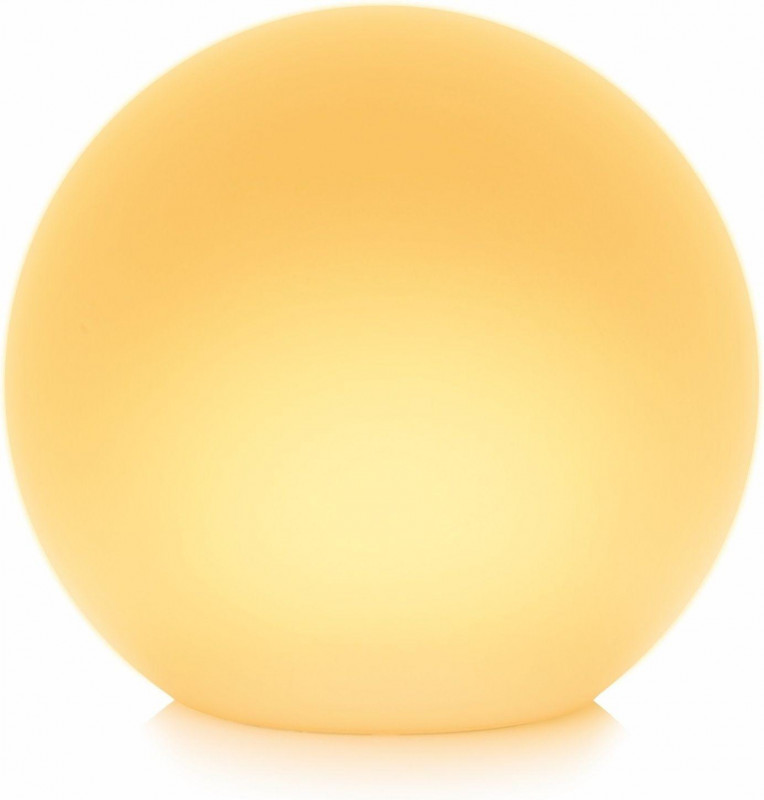 Eve Flare (Apple Home) – Tragbare smarte LED-Kugelleuchte, wasserbeständig, weißes & farbiges Licht, 90 lm, Ø 25 cm, dimmbar, keine Bridge nötig, Bluetooth & Thread, App-Steuerung - Bild 11