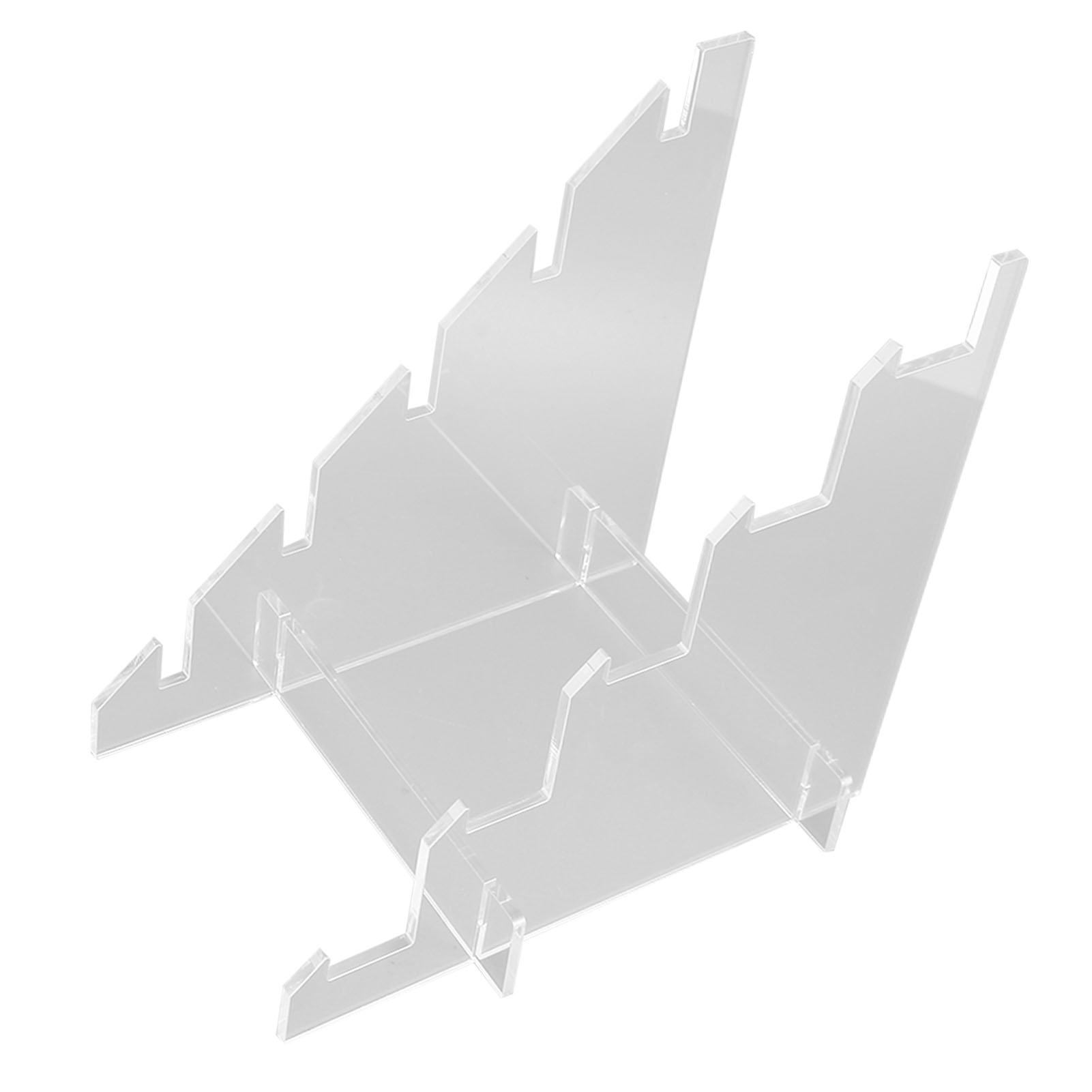 Support mural acrylique transparent pour couteaux et baïonnettes, 4 plaques démontables