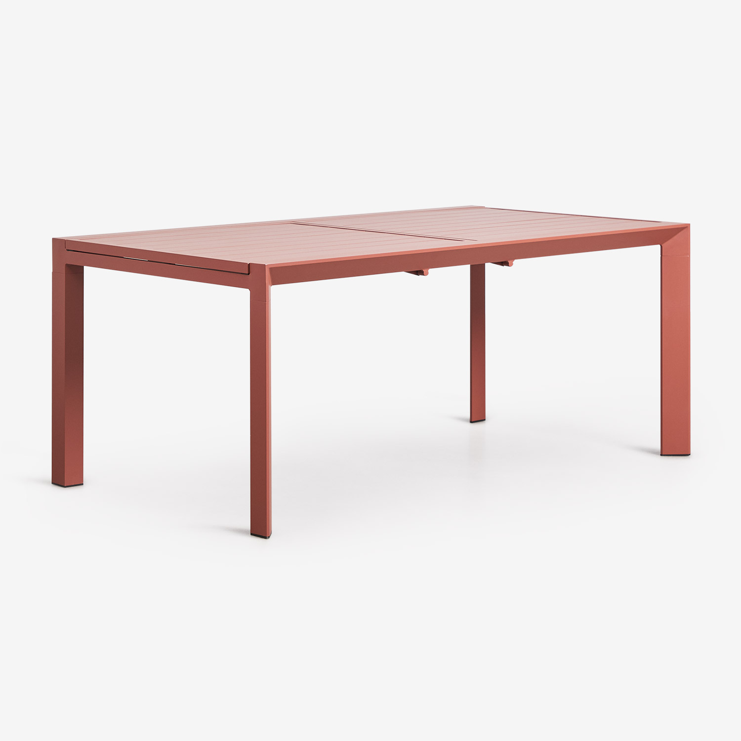Table De Jardin Rectangulaire Extensible En Aluminium Starmi 180-240x100 Cm Sklum Terracota