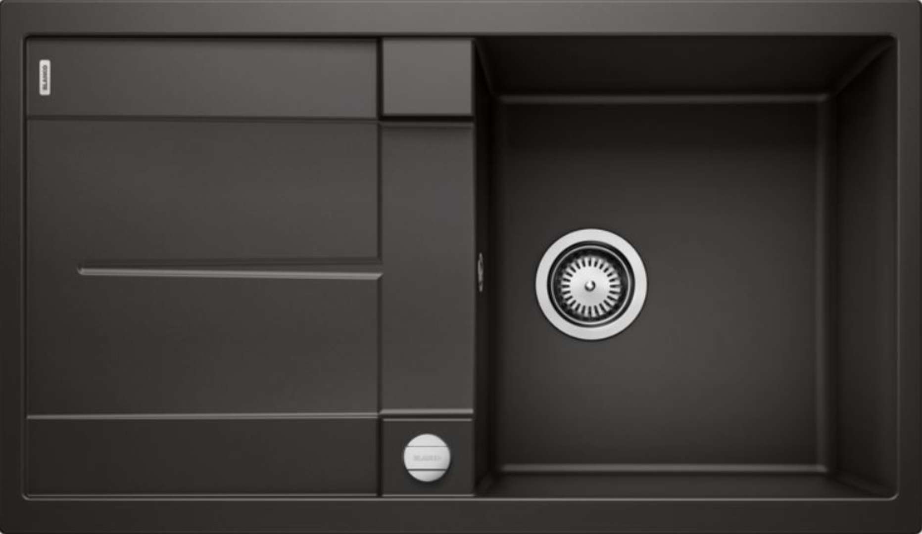 Blanco Schwarz Granitspüle "Metra 5 S" 1 Stk. Tlg. Erhältlich In Mehreren Farben von Baur - Image 3