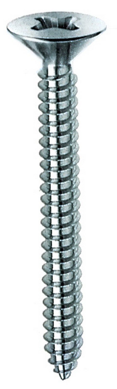 100pz Viti Parker Testa Svasata Piana 3,5x 9,5
