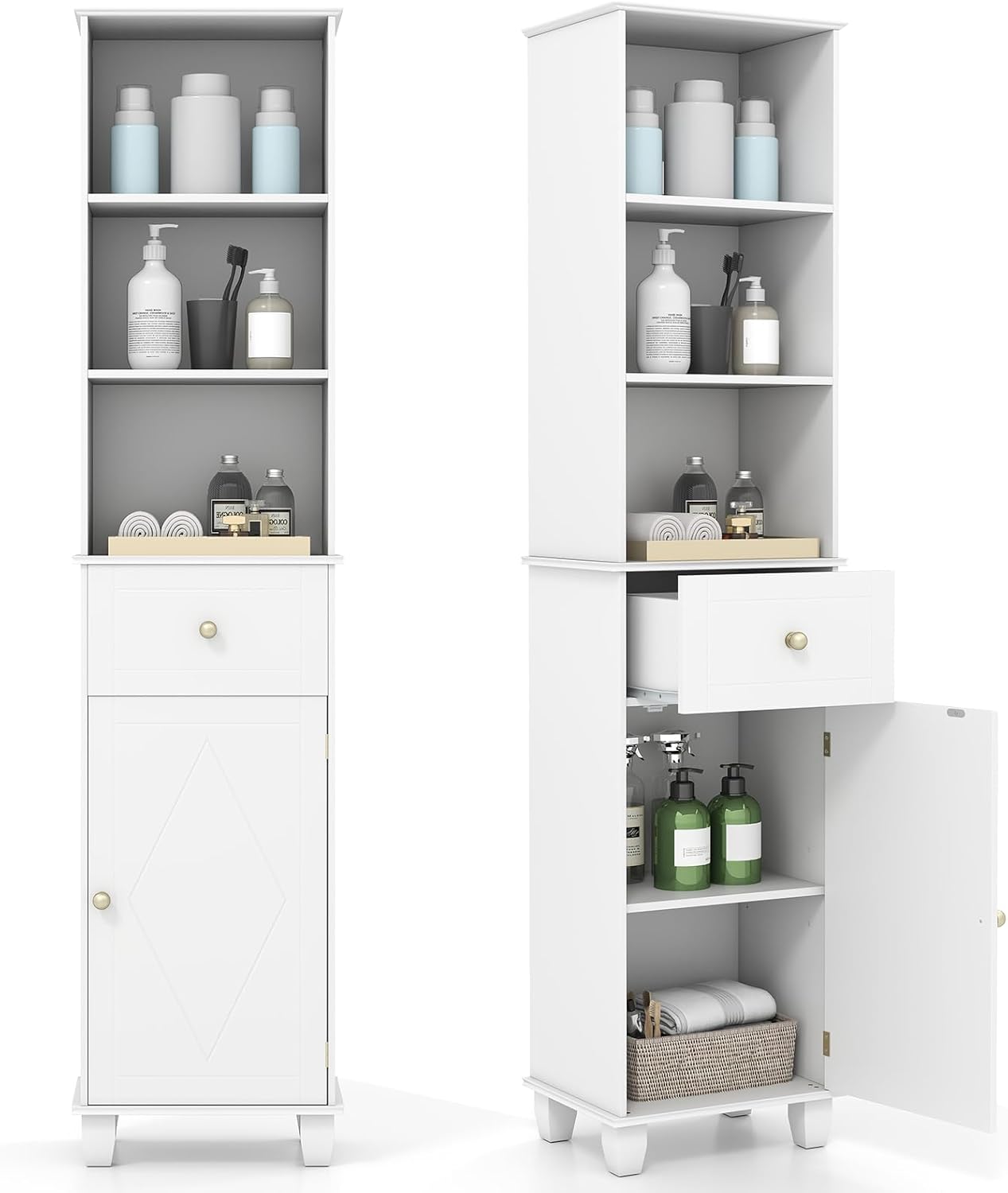 Costway Meuble Haut Salle De Bain