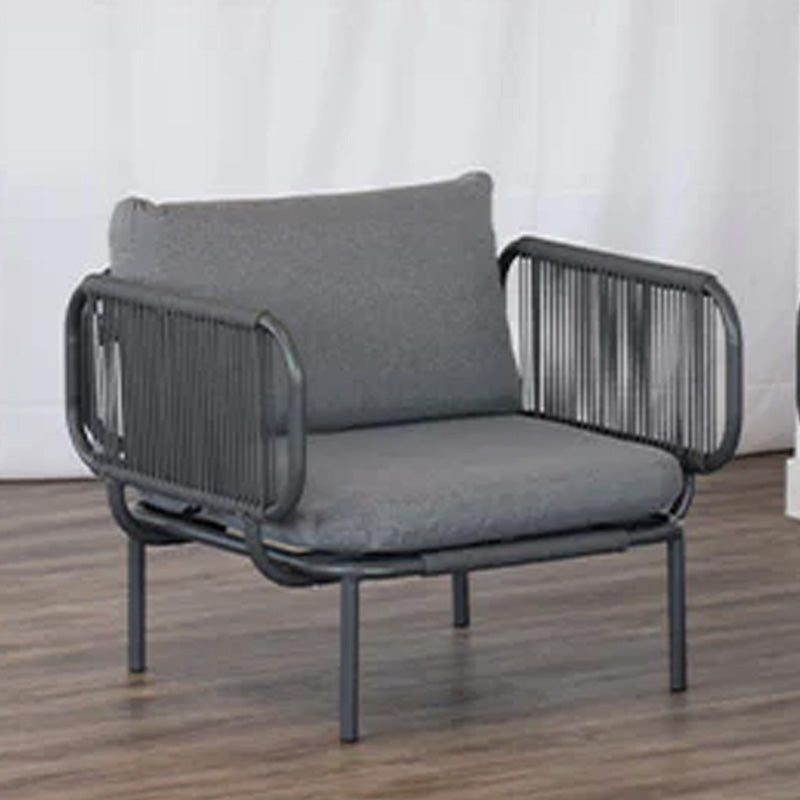 Chaise De Jardin En Acier Avec Coussins Déhoussables – Peinture Poudre