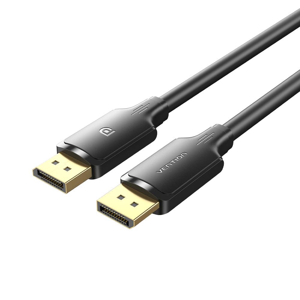 Schwarz Displayport-Kabel Vention Hakbf 1 M, Es Pvc - Bild 4