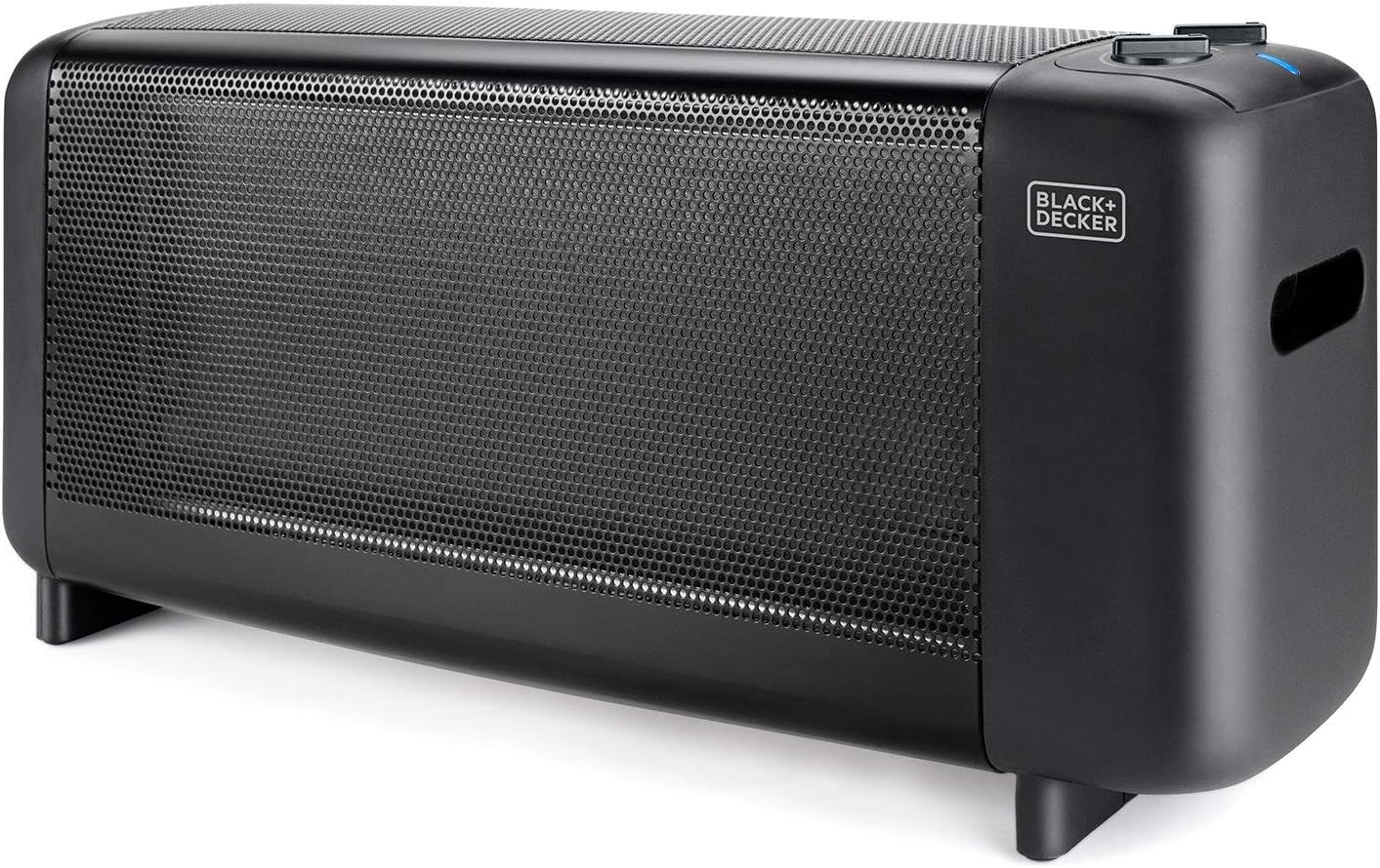 BLACK+DECKER BXMRA1500E, elektrischer Glimmerheizkörper, 1500W, 2 Heizstufen, einstellbarer Thermostat, automatische Abschaltung, mobil, kompakt, schwarz - Bild 2
