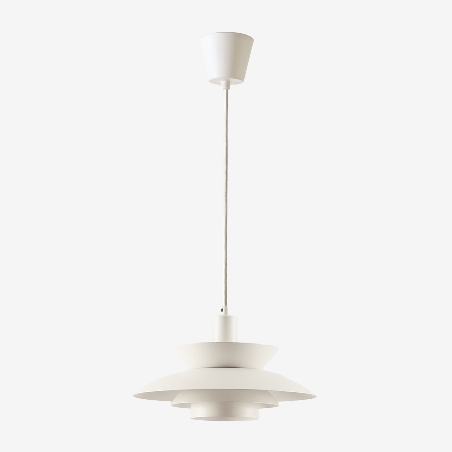 Sklum - Plafonnier En Fer Alicia Beige Crème