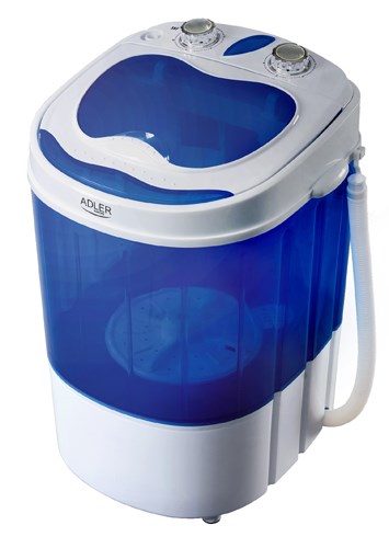 Adler AD 8051, Toplader, 3 kg, Blau, Weiß - Bild 2