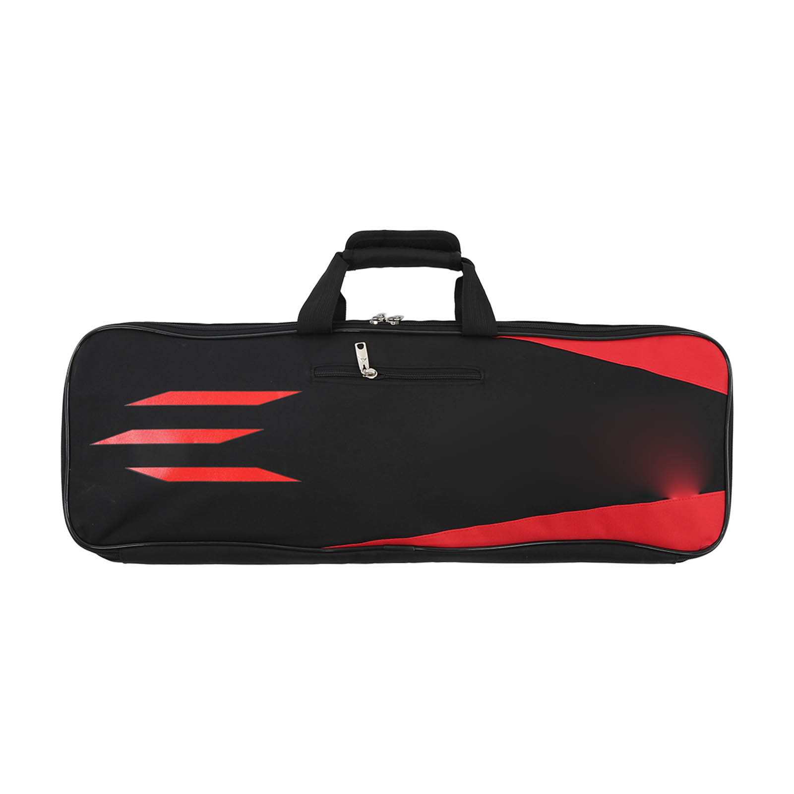 Sac de transport pour arc recurve réglable en nylon et polyester, avec carquois rouge et étui pliable