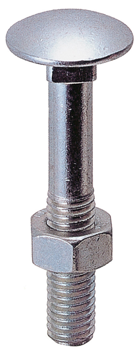 Bulloneria Del Toce Bulloni Zincati A Legno Ttqst Uni 5732 8x 40. Prezzo Per 1 Pezzo.