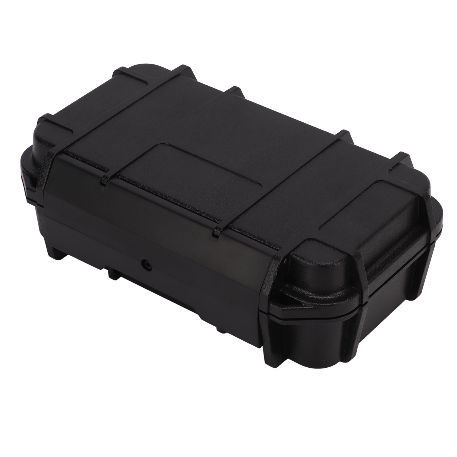 Boîte de transport étanche ABS noire, double couche, mousse antichoc, pour outils et camping