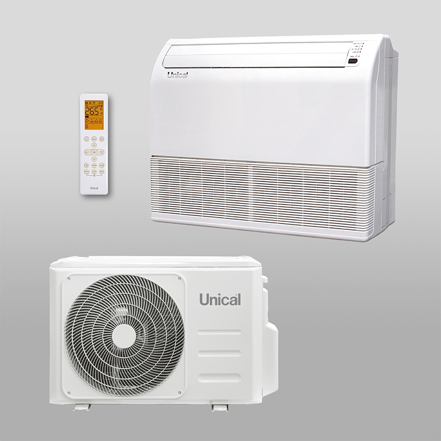 Unical - Condizionatore Climatizzatore Pavimentosoffitto 36000 Btu Ps11 36h Classe A++/a+ Gas R-32 Wi-fi Optional UNICAL