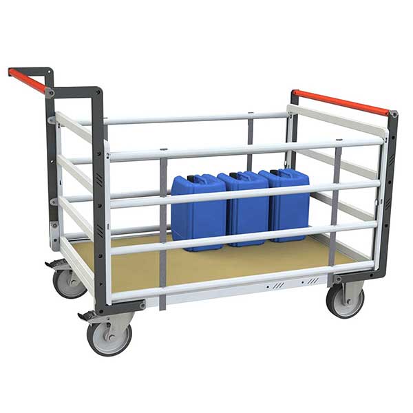 Carrello Modulare 2 Schienali E 2 Ridella Regolabili - Piano 965x555mm MATIS�RE