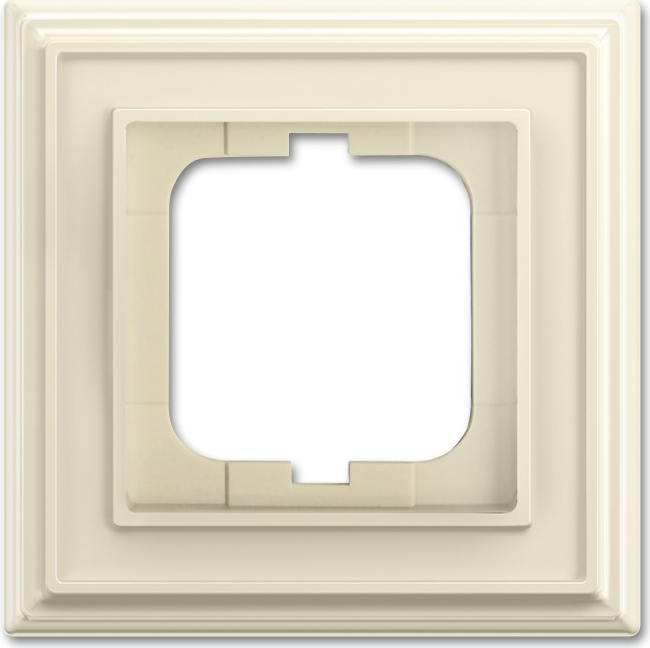 Busch-Jaeger simple Cadre Cadre blanc crème, blanc perle 2CKA001754A4673 1 pc(s)