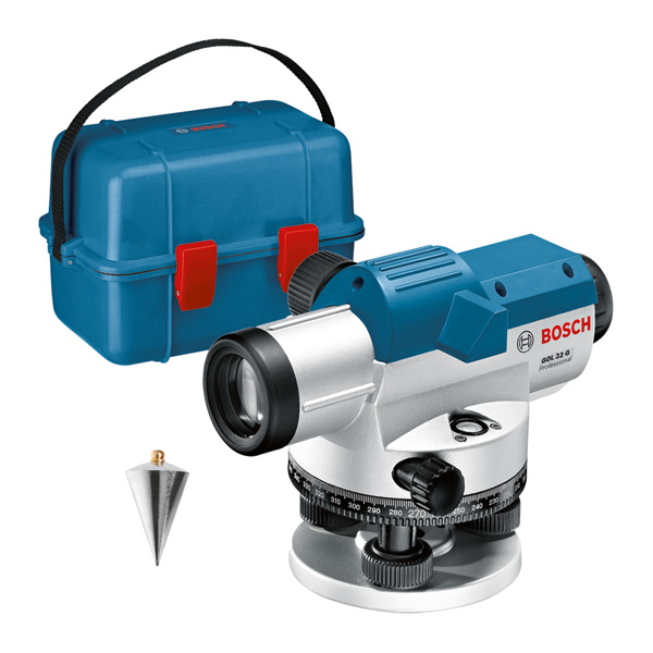 Bosch Professional - Optisches Nivelliergerät Gol 32 G Professional Im Set Im Transportkoffer