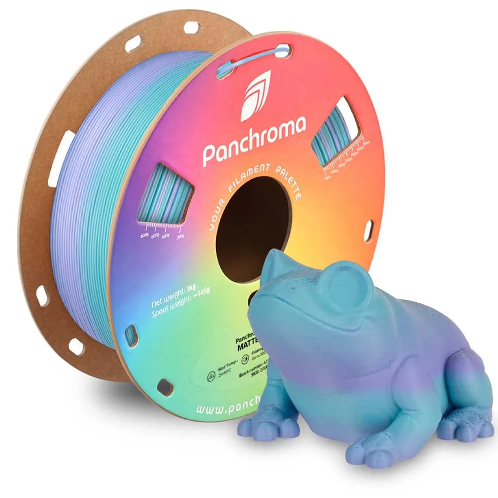 Polymaker Mehrfarbig 3D-Druckerfilament Panchroma Gradient Matte Biokunststoff 1Kg - Bild 5
