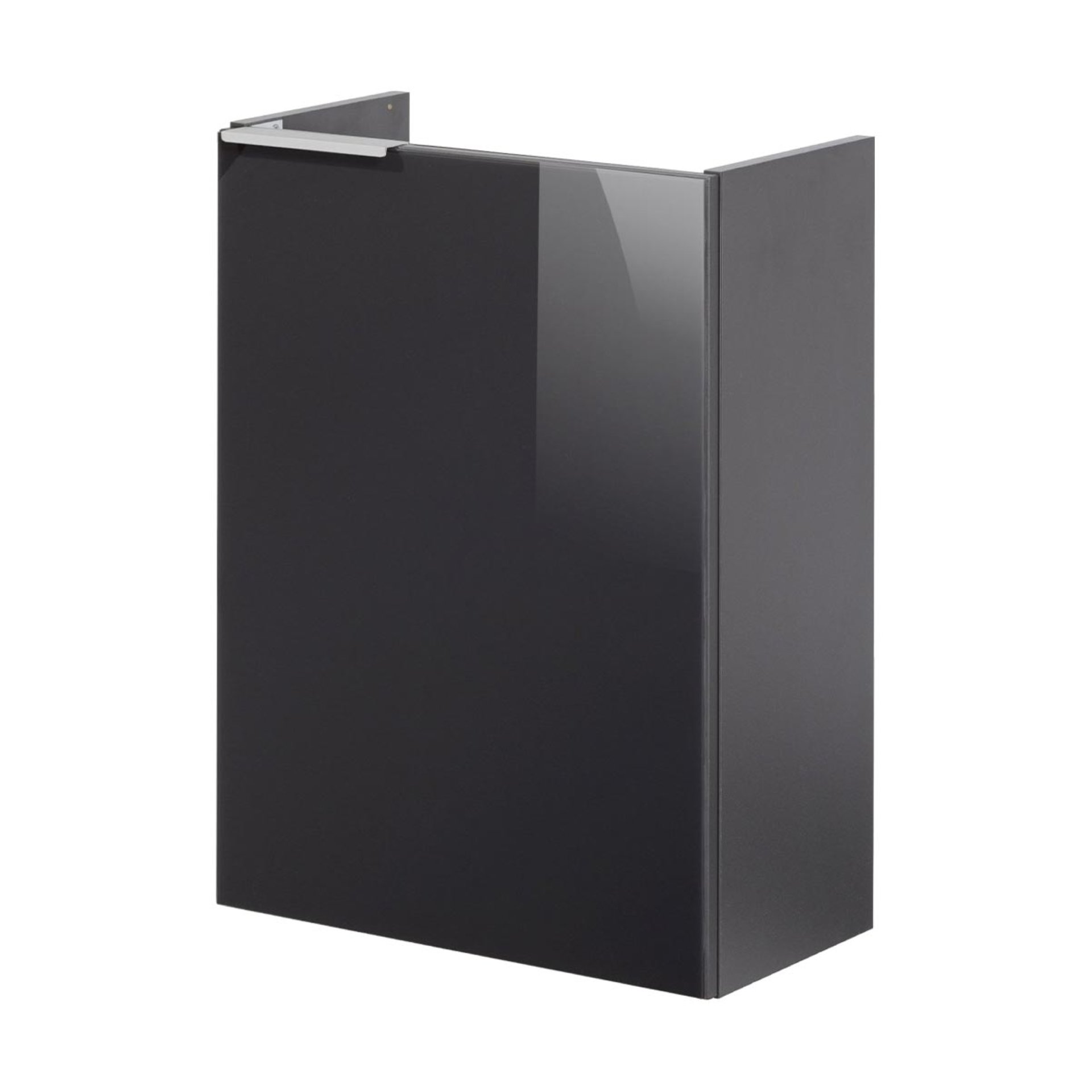 Fackelmann - Sbc Beckenunterschrank 45 - Glasfront Anthrazit -