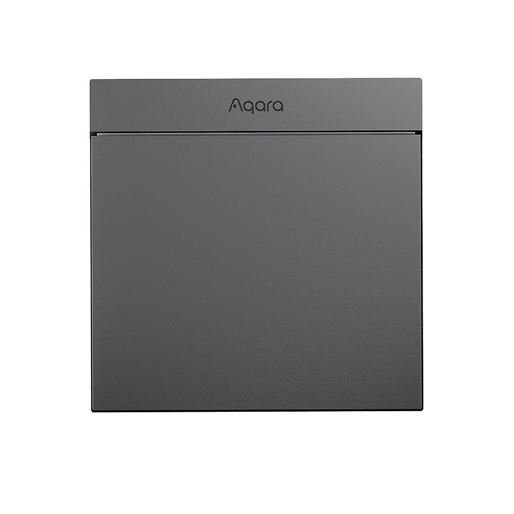 Mixhome Aqara Smart Wandschalter H1m Neutral Mars-Tech Funk-Lichtschalter Mit Zigbee 3.0 Mehrfachsteuerung – 1 Taste – Grau